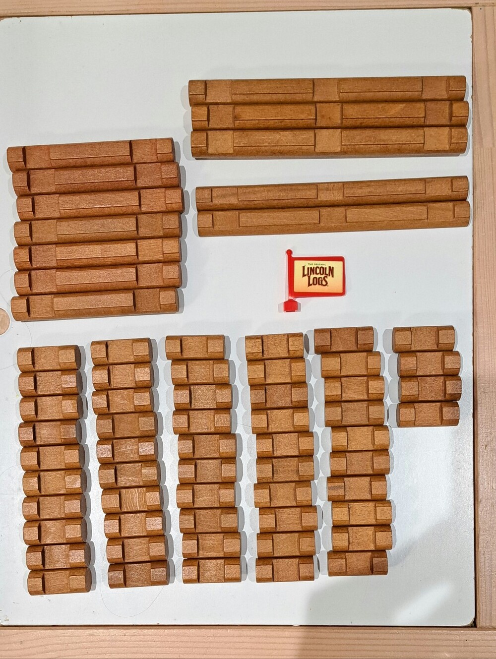 Lincoln Logs Kids Toy Building Set 67 Log Pieces